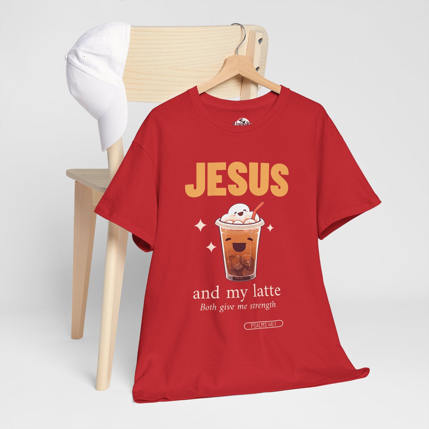 “Jesus and My Latte” Faith & Coffee Unisex Graphic Tee