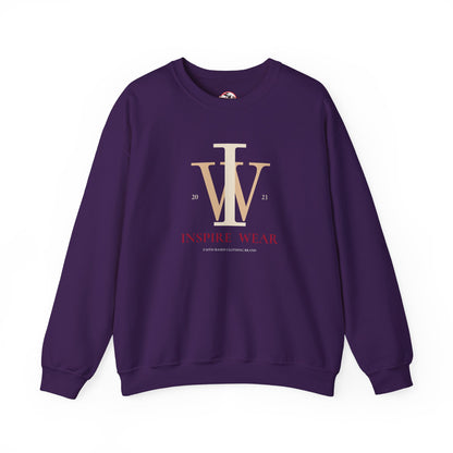 Inspire Wear IW Monogram Logo Crewneck Sweatshirt