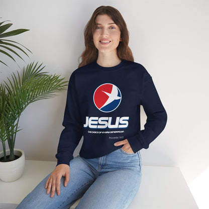 "Jesus: One Choice of Every Generation" Crewneck Sweatshirt