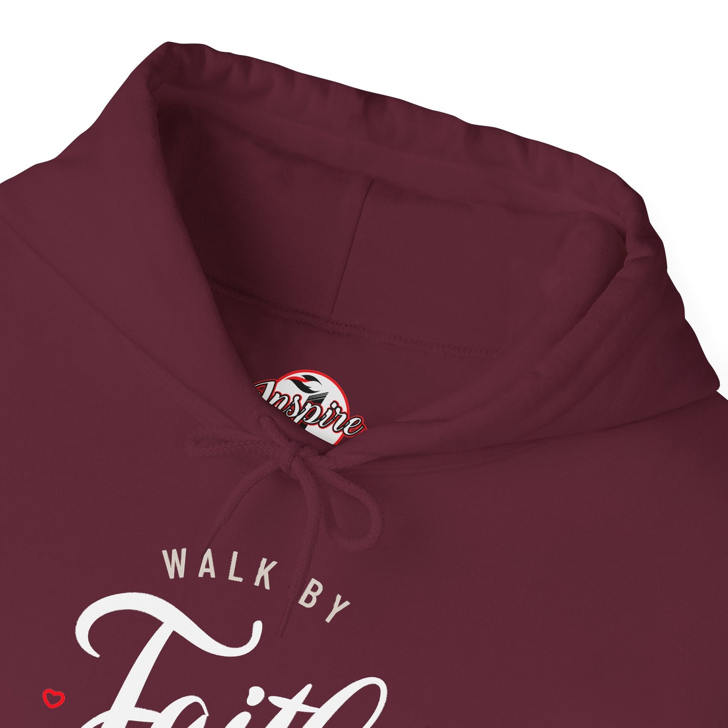 "Walk by Faith Not by Sight" Motivational Pullover Hoodie