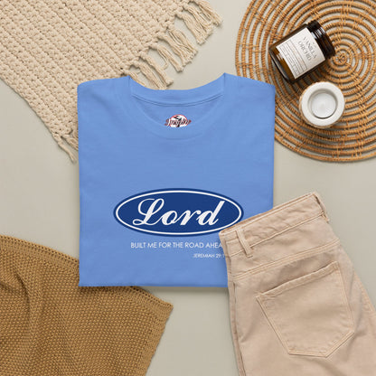 Lord Built Me Inspirational Crewneck T-Shirt