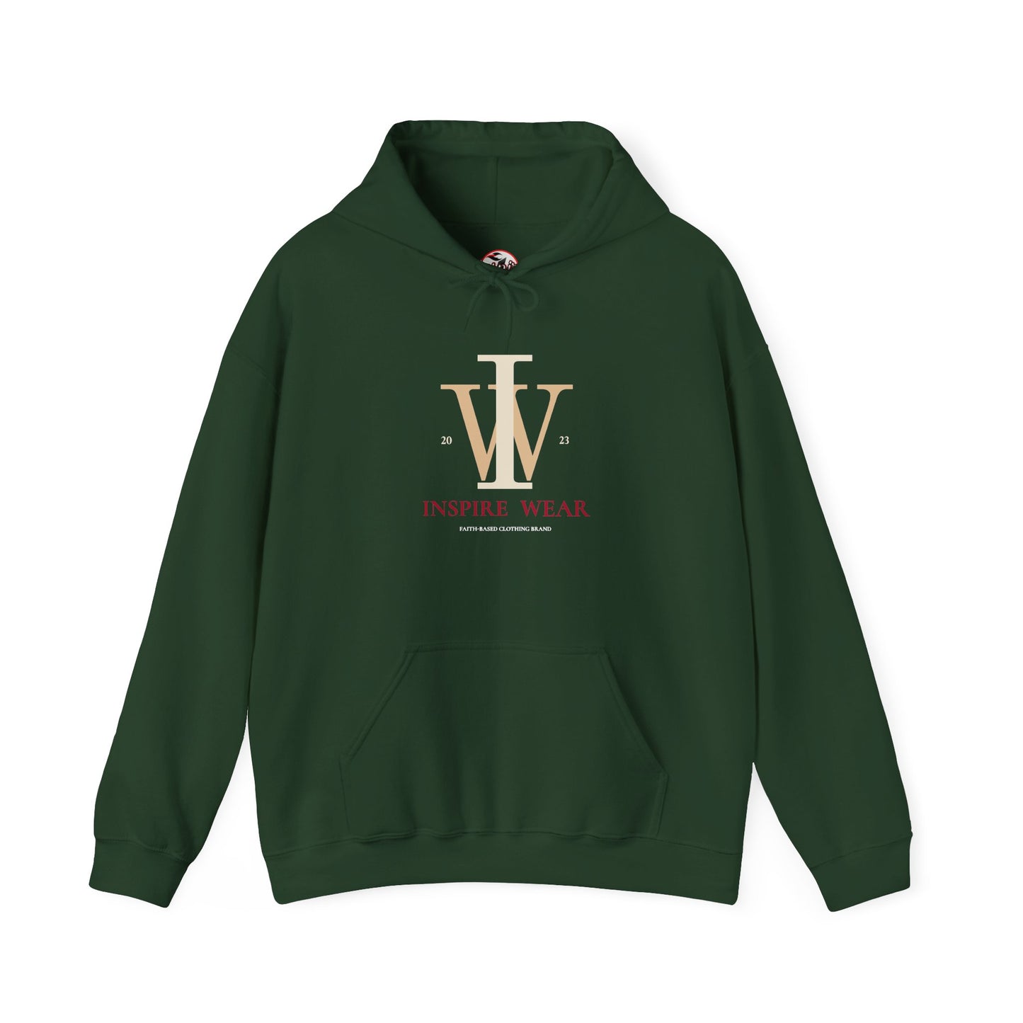 Inspire Wear IW Monogram Logo Pullover Hoodie