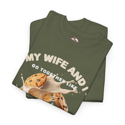 My Wife and I Go Together Like Cookies & Milk Men's Graphic Tee