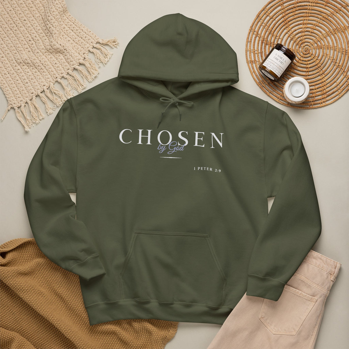 "Chosen by God" Affirnation Pullover Hoodie