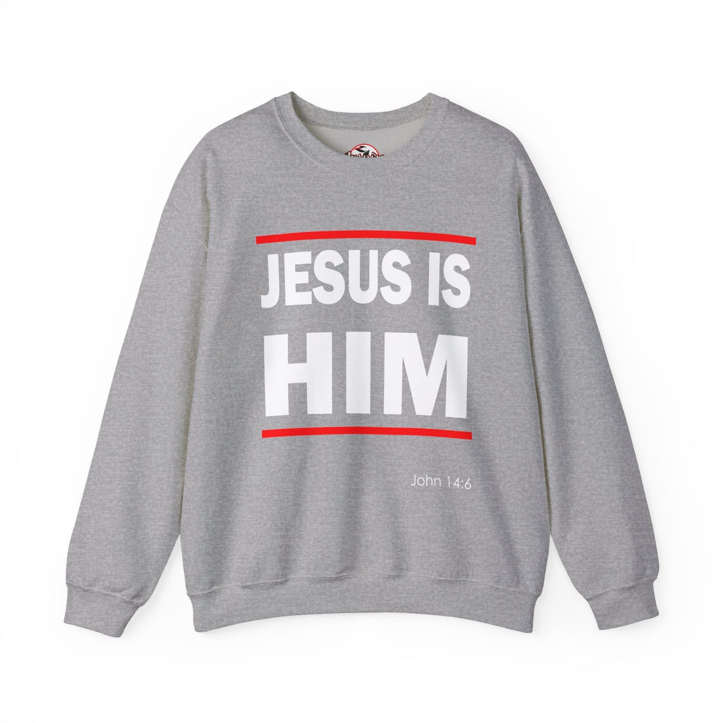 "Jesus Is Him" Inspirational Crewneck Sweatshirt