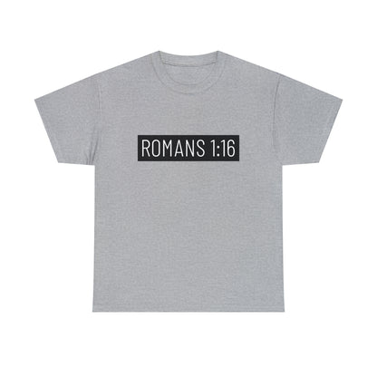 Romans 1:16 Unisex Heavy Cotton Tee