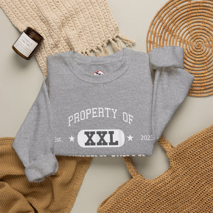 "Property of Inspire Wear" Athletic Crewneck Sweatshirt