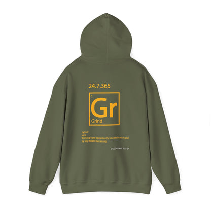 "Grind" Motivational Unisex Pullover Hoodie