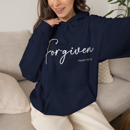 "Forgiven" Inspirational Pullover Hoodie