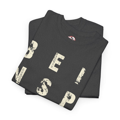 "Be Inspired" Motivational Vertical Graphic T-Shirt