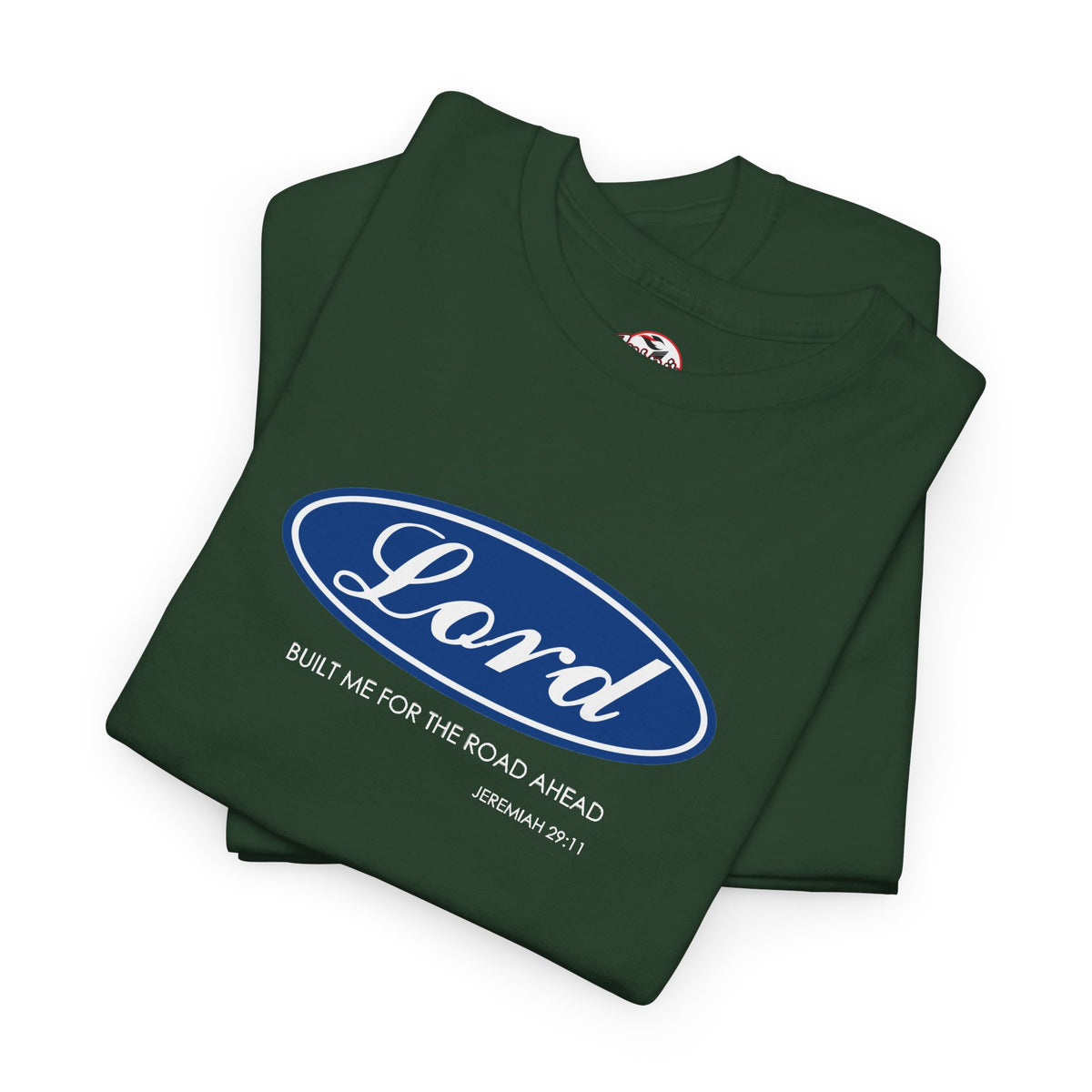 Lord Built Me Inspirational Crewneck T-Shirt