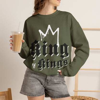 "King of Kings" Inspirational Crewneck Sweatshirt