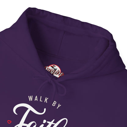 "Walk by Faith Not by Sight" Motivational Pullover Hoodie