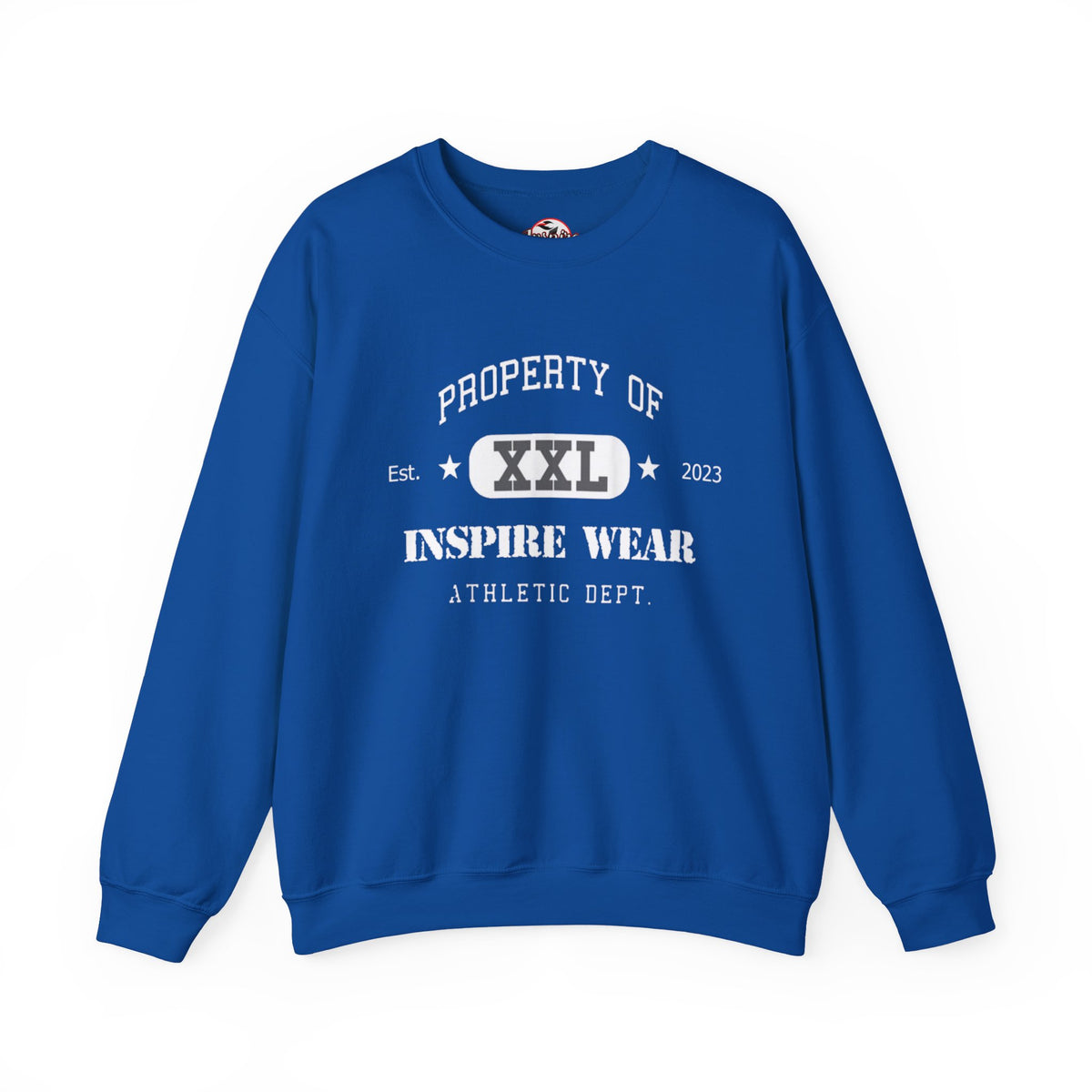 "Property of Inspire Wear" Athletic Crewneck Sweatshirt
