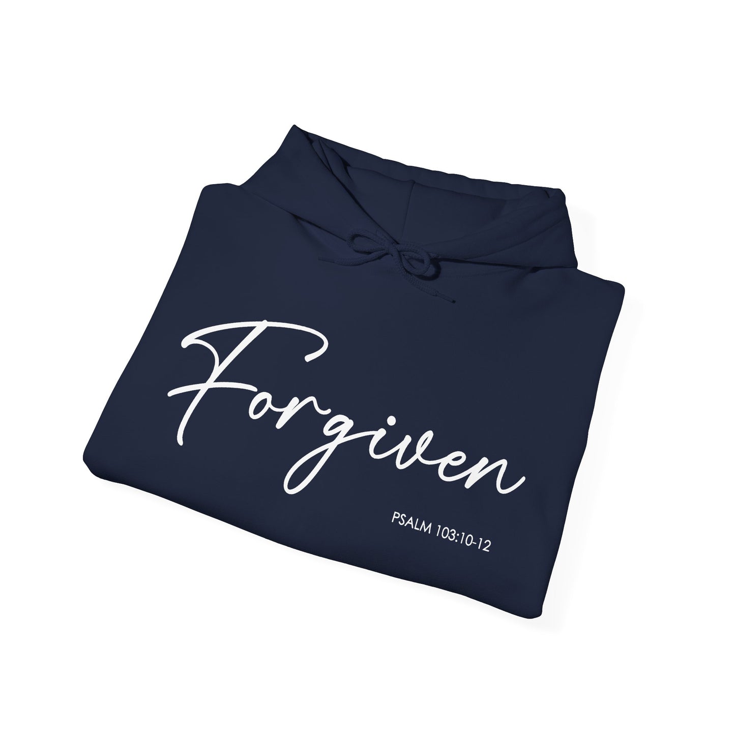 "Forgiven" Inspirational Pullover Hoodie