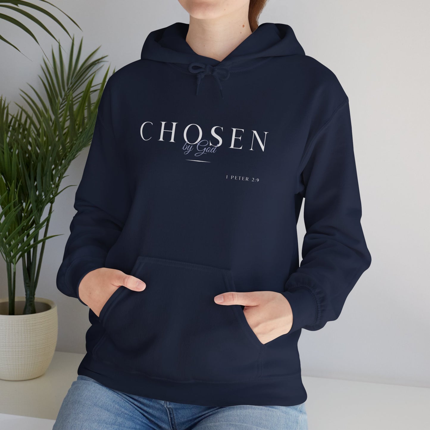 "Chosen" Inspirational Unisex Pullover Hoodie