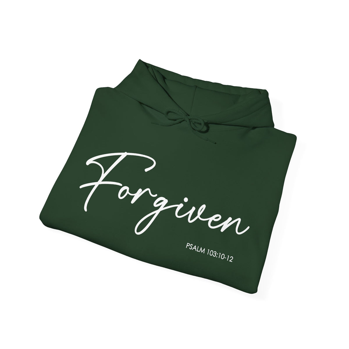 "Forgiven" Inspirational Pullover Hoodie