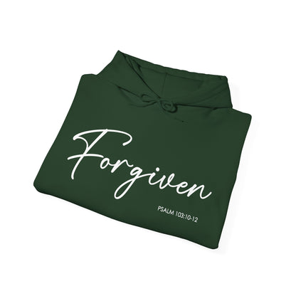 "Forgiven" Inspirational Pullover Hoodie