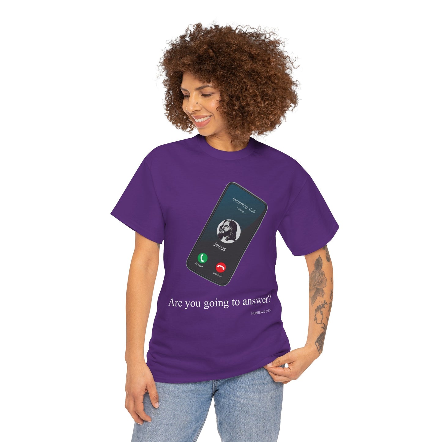 "Are You Going to Answer?" Inspirational Graphic Tee