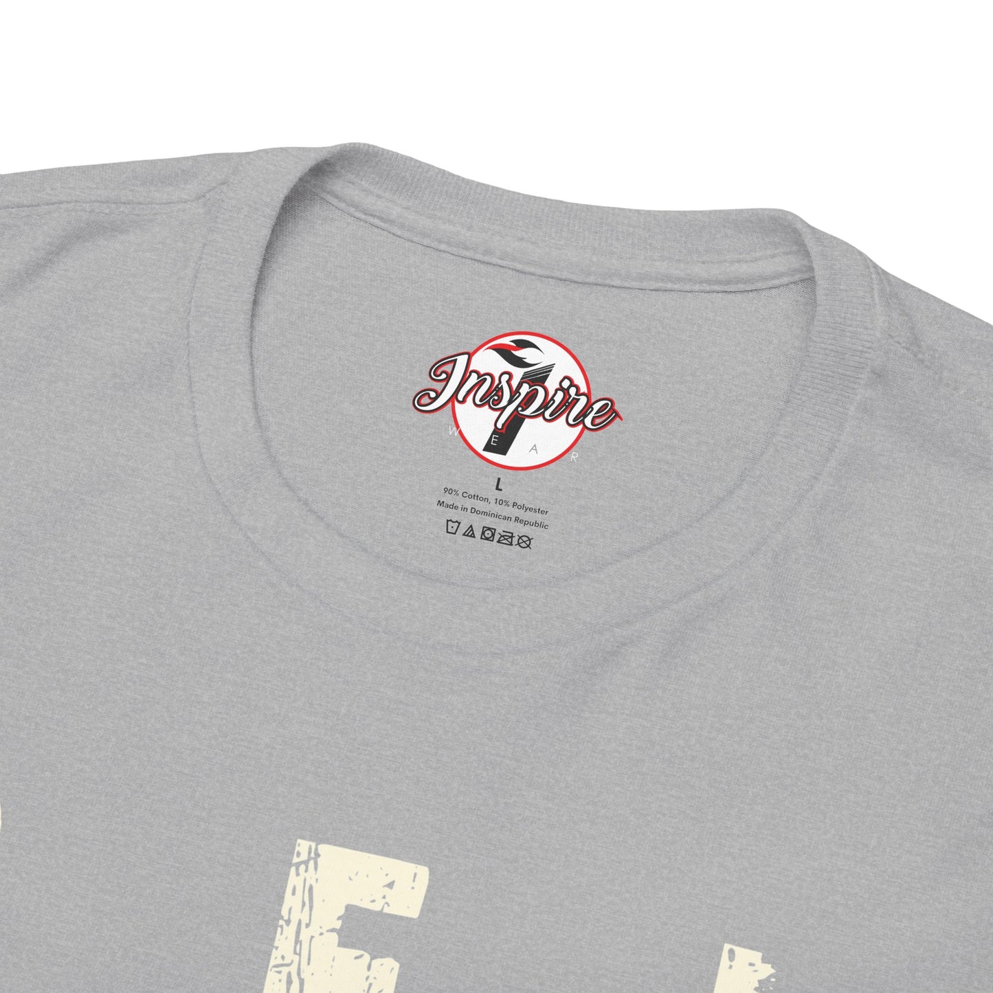"Be Inspired" Motivational Vertical Graphic T-Shirt