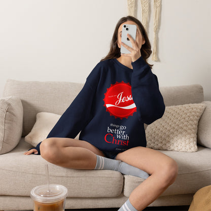 "Things Go Better with Christ" Crewneck Sweatshirt