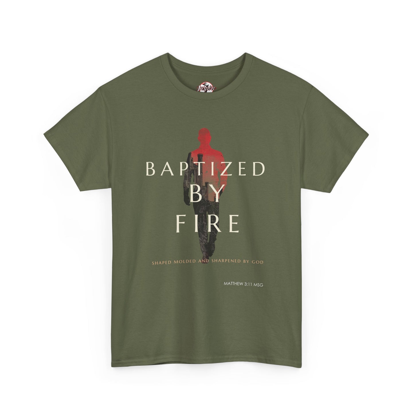 Baptized by Fire Unisex Heavy Cotton Tee