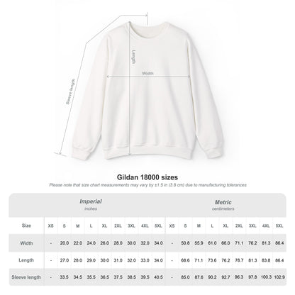 "Be Inspired" Embroidered Crewneck Sweatshirt
