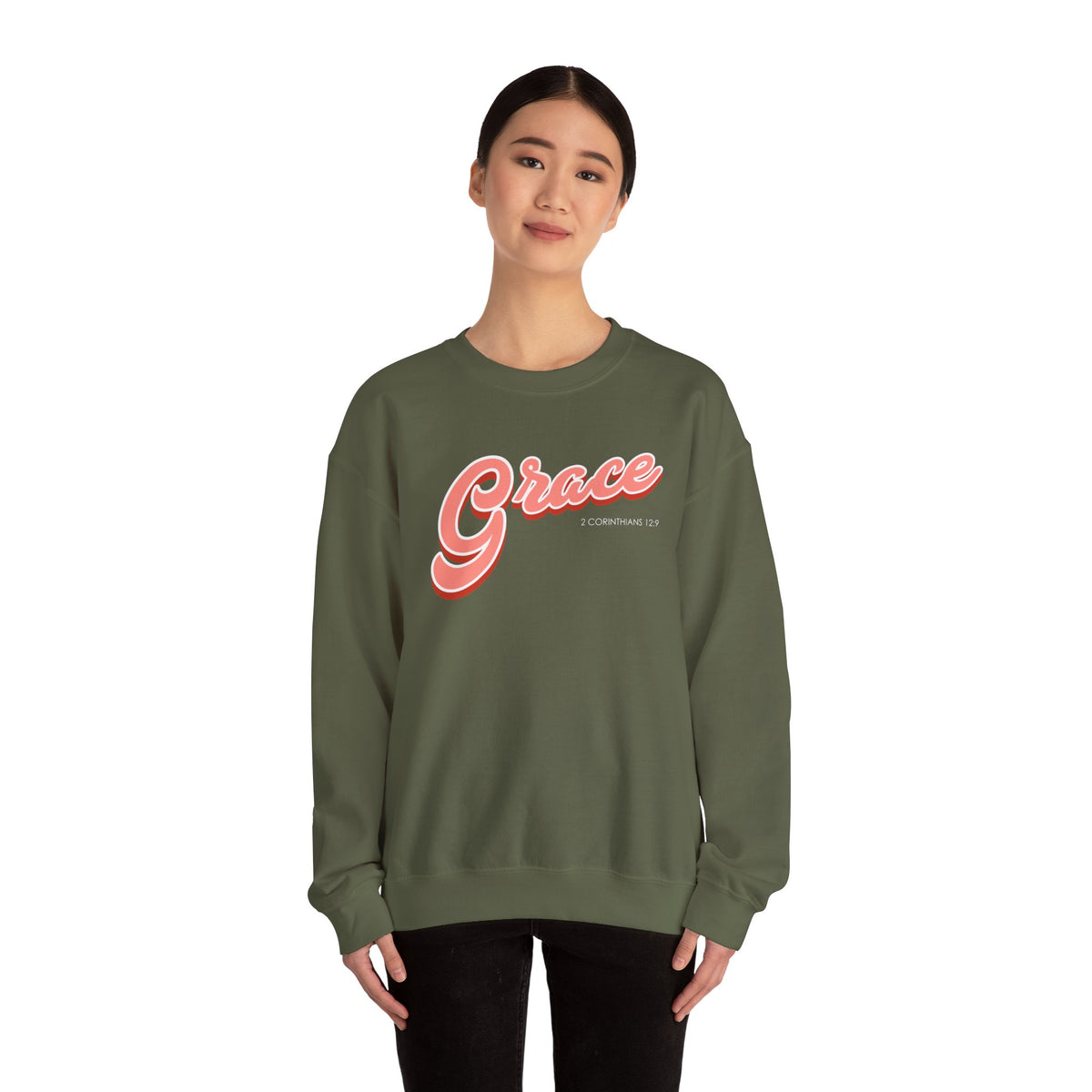 "Grace" Inspirational Crewneck Sweatshirt