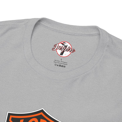 Jesus Christ Savior T‑Shirt — Lord Savior Motorcycle Shield Design