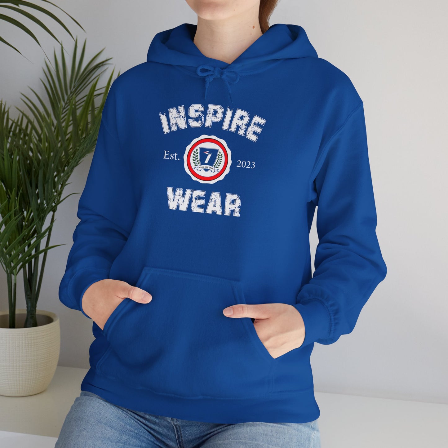 Inspire Wear Athletic Logo Hooded Sweatshirt