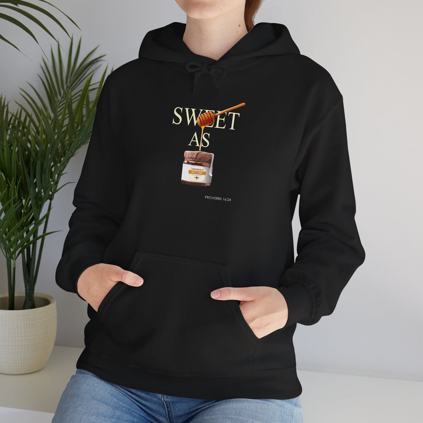 "Pleasant Words" Women's Inspirational Pullover Hoodie