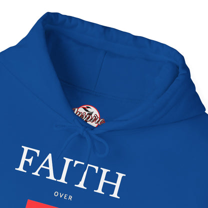 "Faith Over Fear" Inspirational Pullover Hoodie