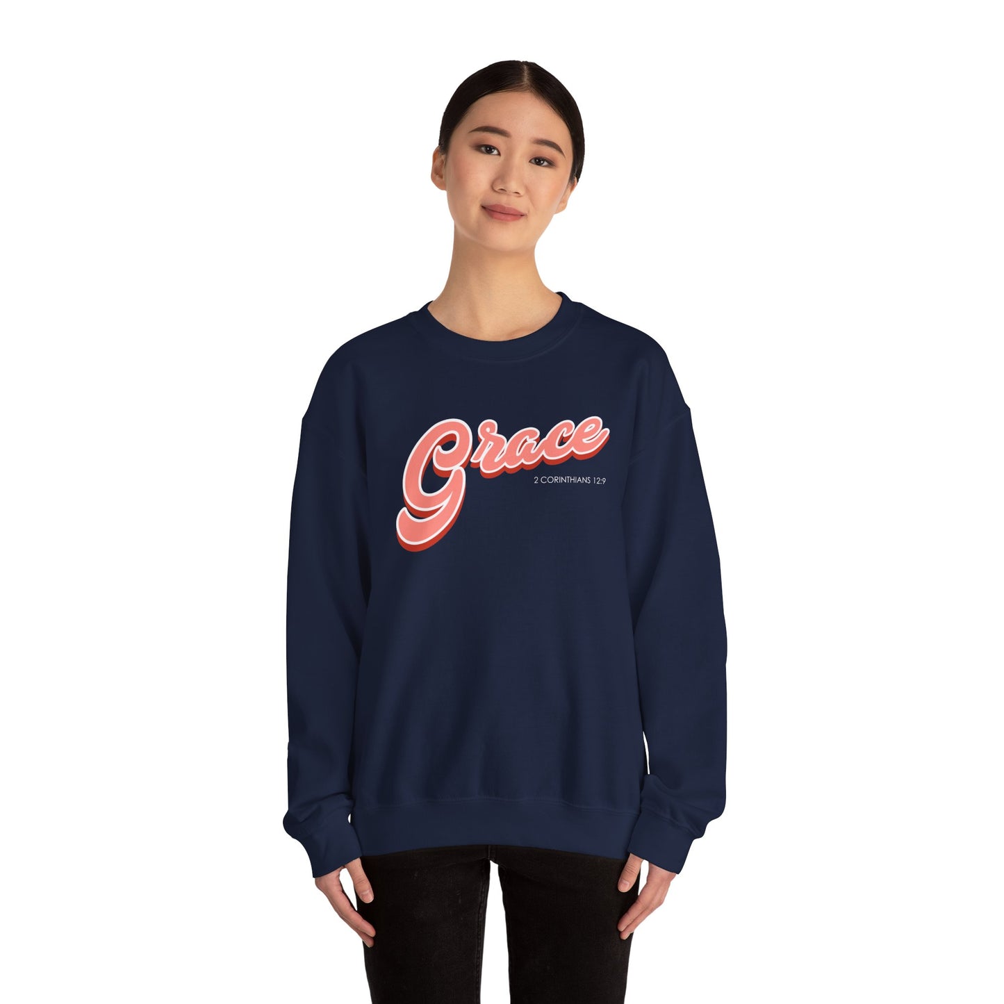 "Grace" Inspirational Crewneck Sweatshirt