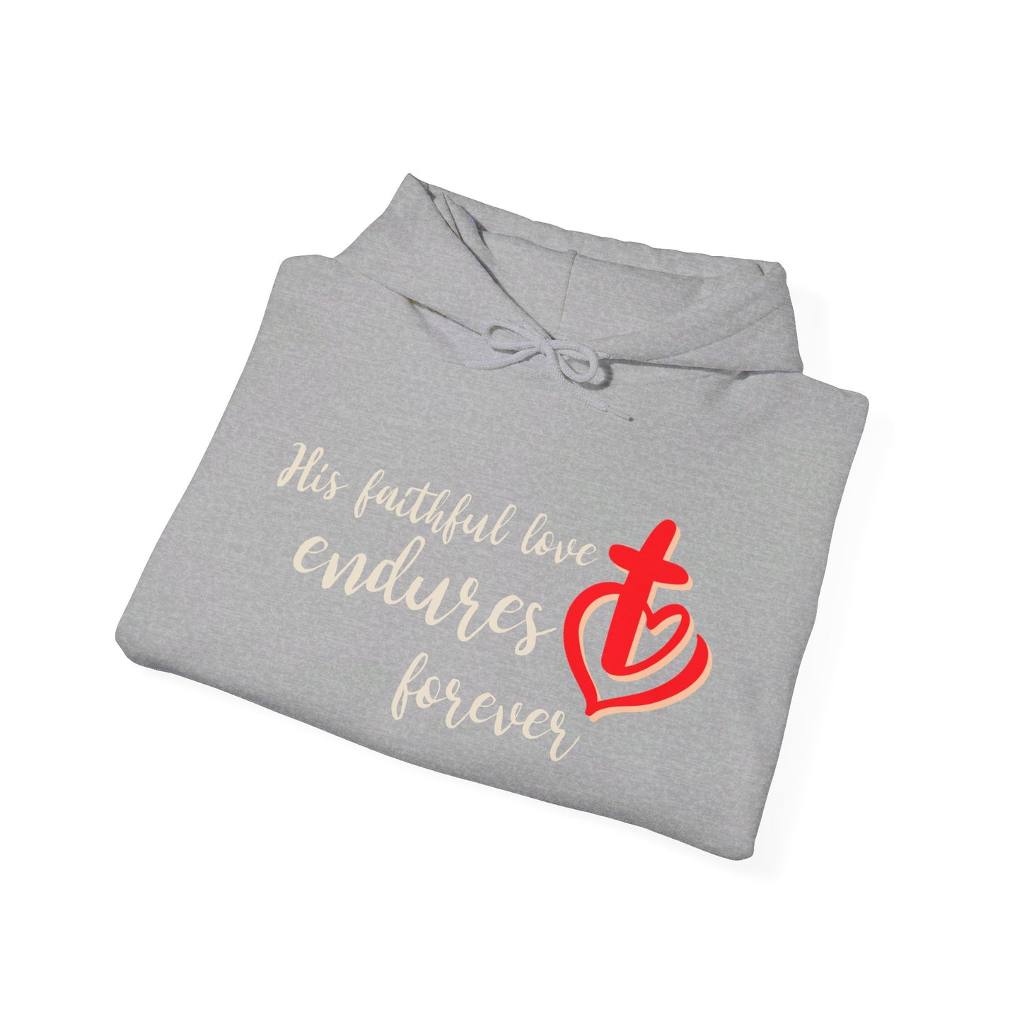 His Faithful Love Unisex Heavy Blend™ Hooded Sweatshirt