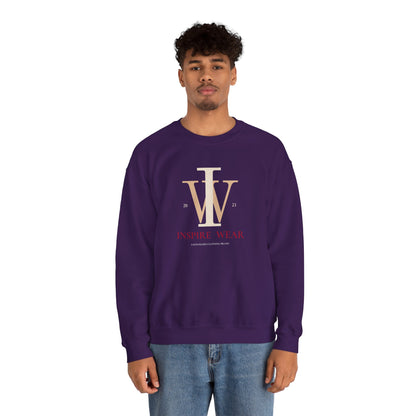 Inspire Wear IW Monogram Logo Crewneck Sweatshirt
