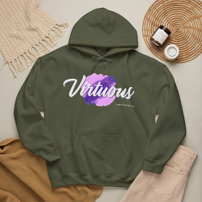 "Virtuous" Affirmation Pullover Hoodie