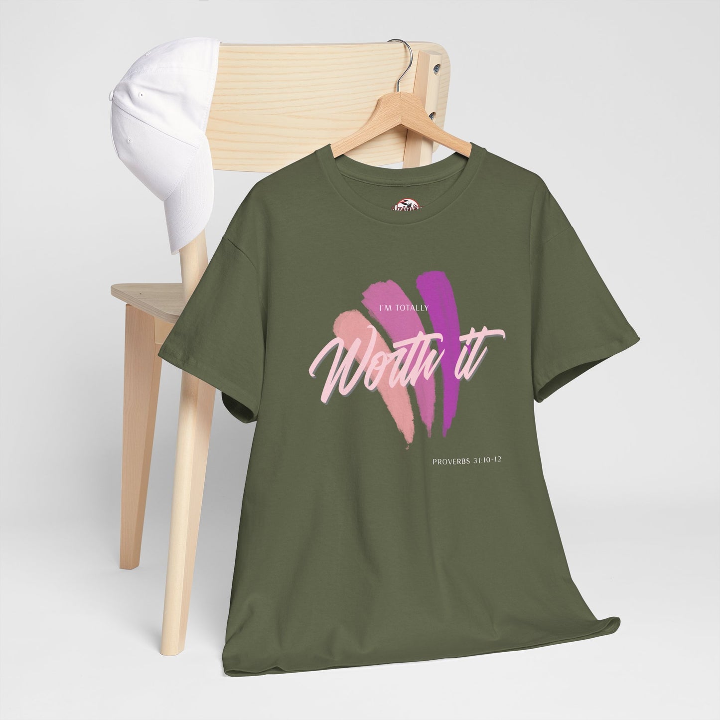 "Totally Worth It" Women's Motivational Graphic T‑Shirt