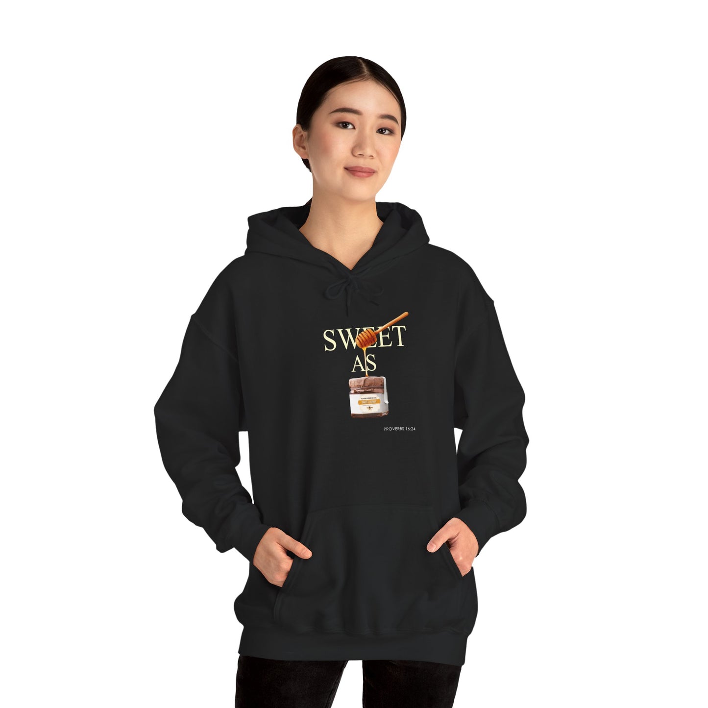 "Pleasant Words" Women's Inspirational Pullover Hoodie