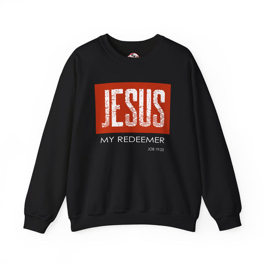 "Jesus My Redeemer" Inspirational Crewneck Sweatshirt