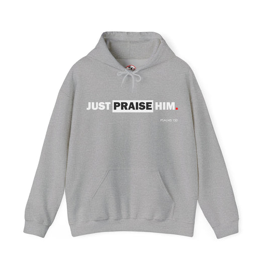 "Just Praise Him" Motivational Graphic Pullover Hoodie