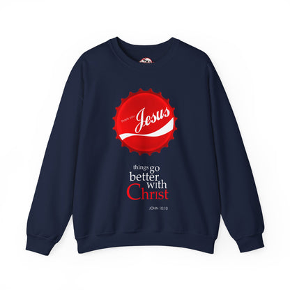 "Things Go Better with Christ" Crewneck Sweatshirt