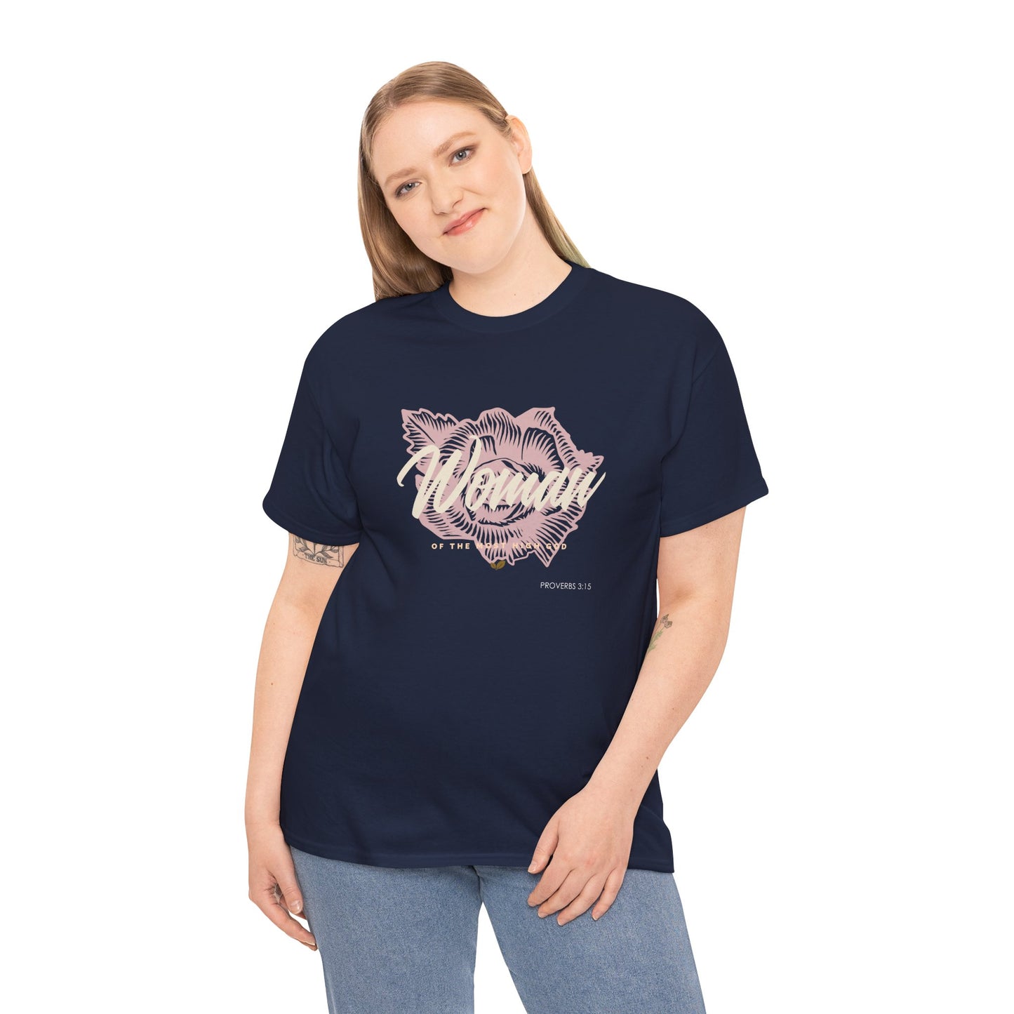 Woman of the Most High God Women's Heavy Cotton Tee