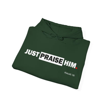 "Just Praise Him" Motivational Graphic Pullover Hoodie