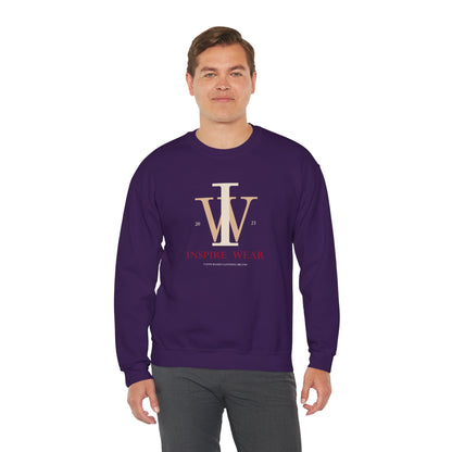 Inspire Wear IW Monogram Logo Crewneck Sweatshirt