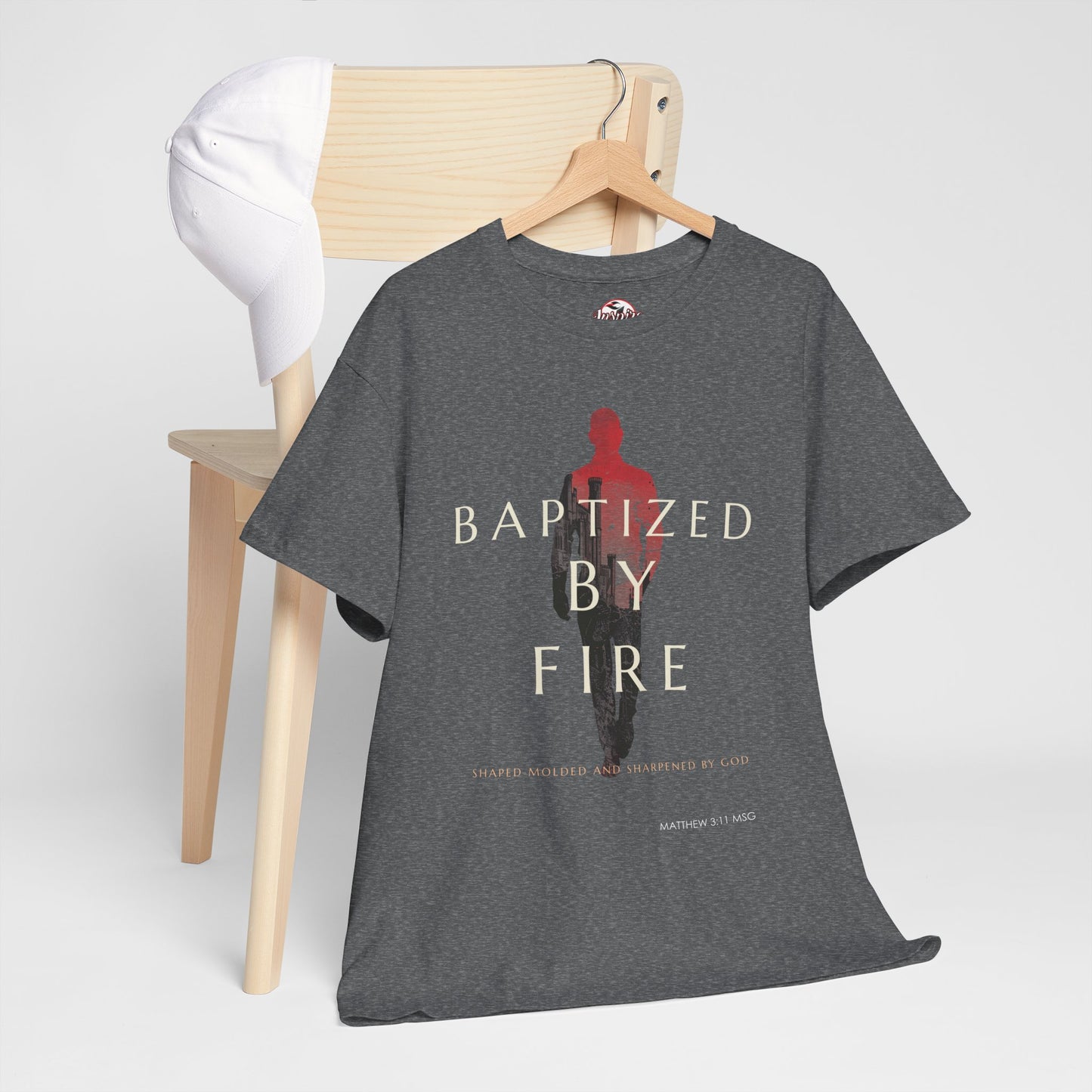 Baptized by Fire Unisex Heavy Cotton Tee