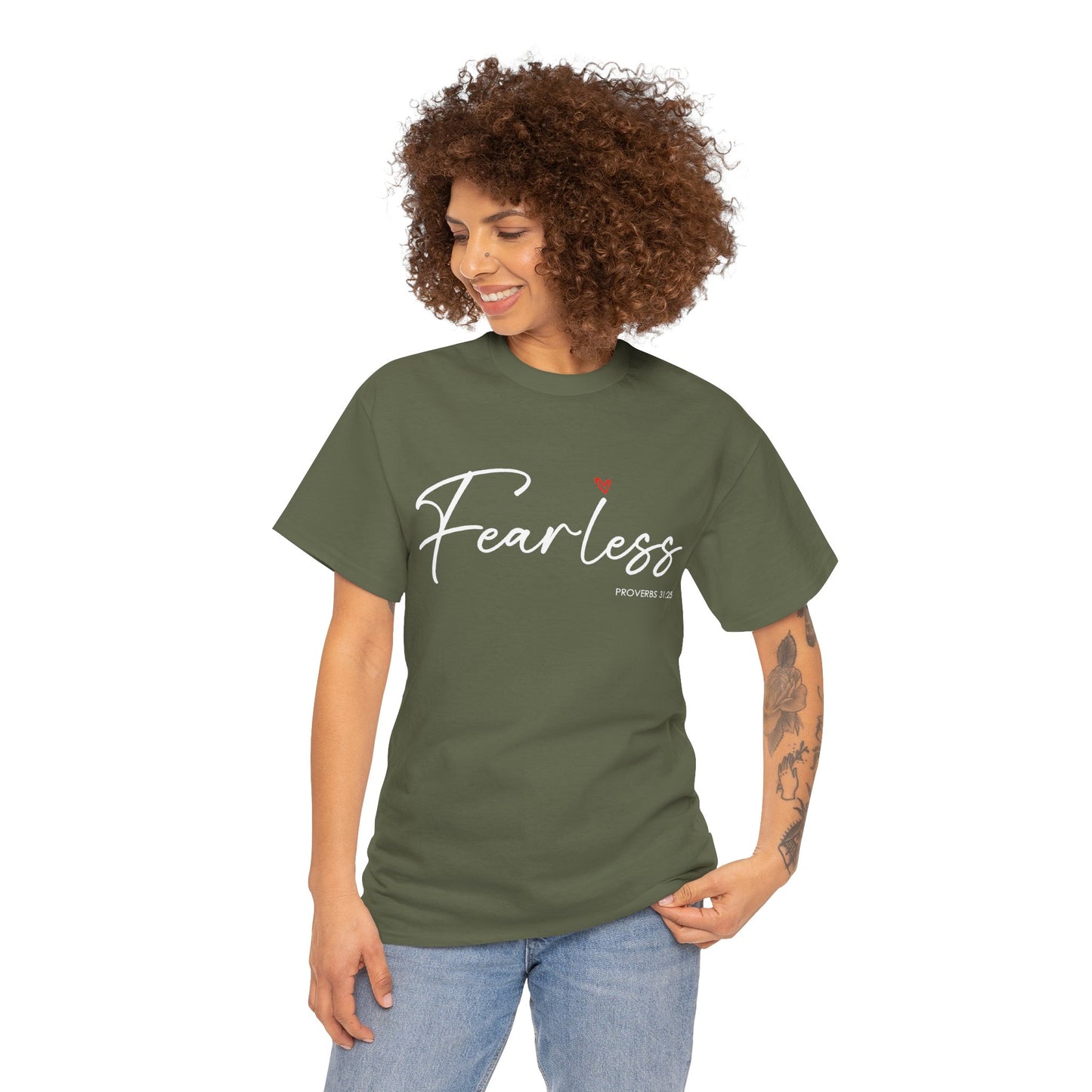 "Fearless" Inspirational Graphic T-Shirt