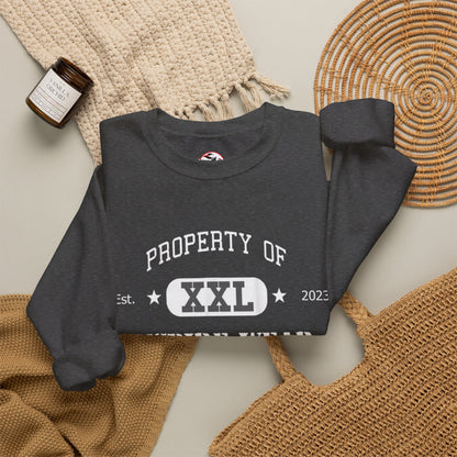 "Property of Inspire Wear" Athletic Crewneck Sweatshirt