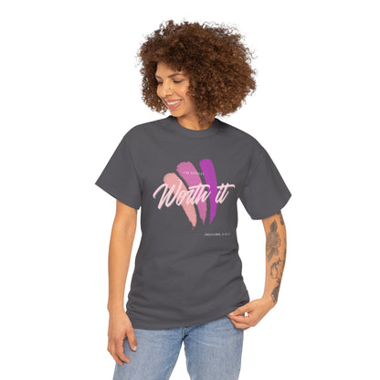 "Totally Worth It" Women's Motivational Graphic T‑Shirt