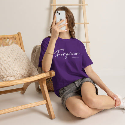 "Forgiven" Womens Christian Faith T-Shirt
