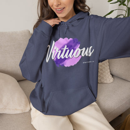 "Virtuous" Affirmation Pullover Hoodie